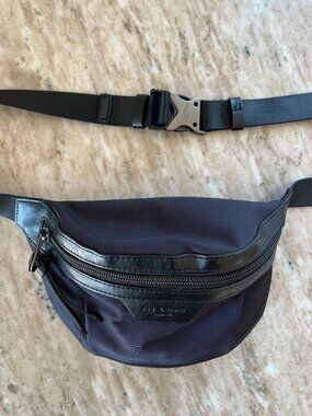 Rag & Bone Black Mini Commuter Nylon Belt Bag Fanny Pack Crossbody